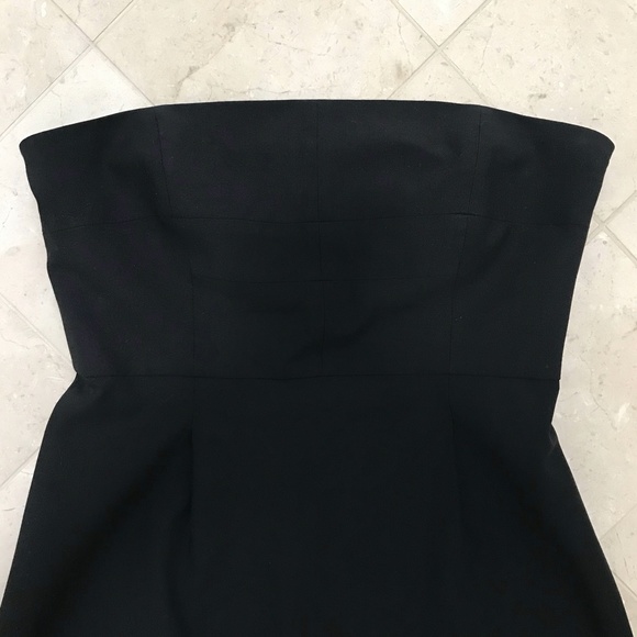 Theory Little Black Strapless Dress - Size 2 - Picture 3 of 5